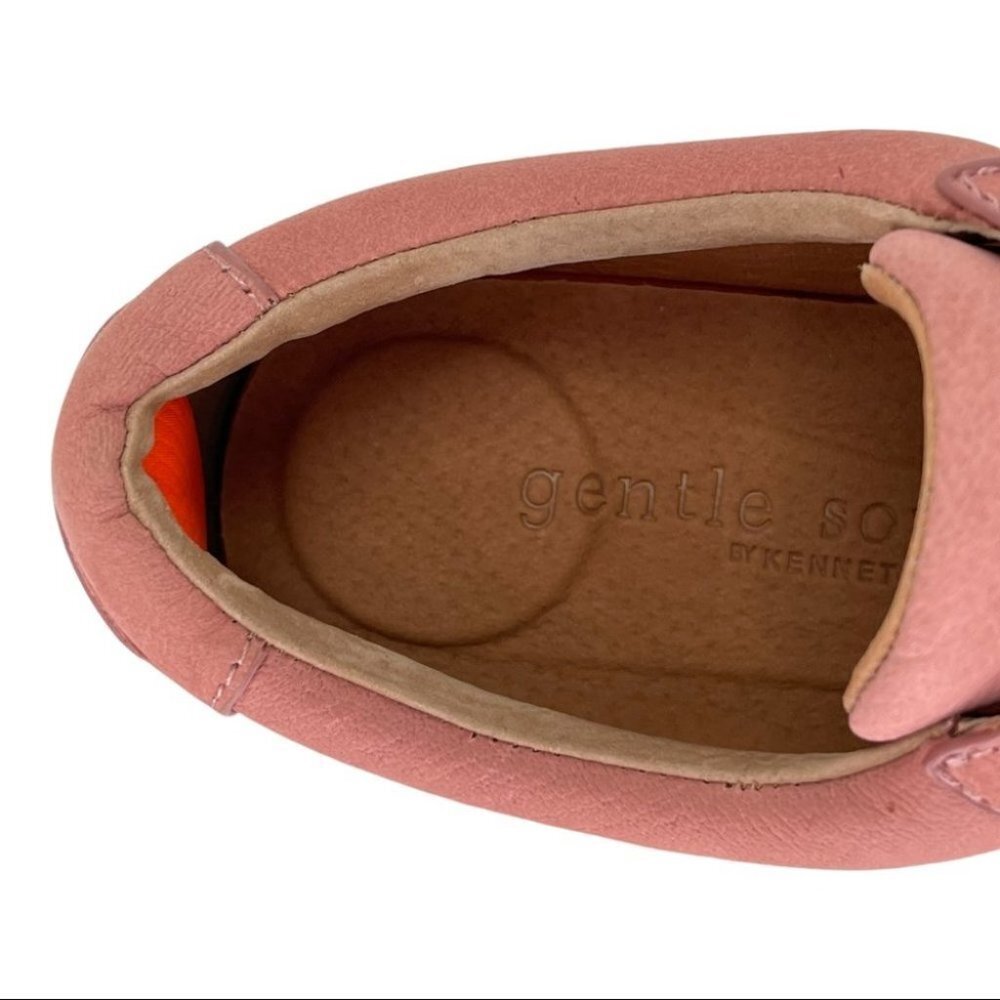 Gentle Souls by Kenneth Cole Rosette Pink Leather Womens Sneakers - Picture 9 of 12